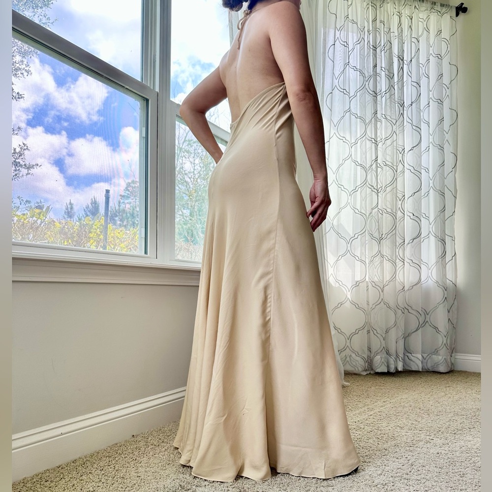 Silk Maxi Dress - Picture 4 of 12